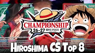 [OP16.5] OP13 RG Luffy vs OP14 Mihawk || Top 8 Hiroshima CS Season 1 One Piece Card Game
