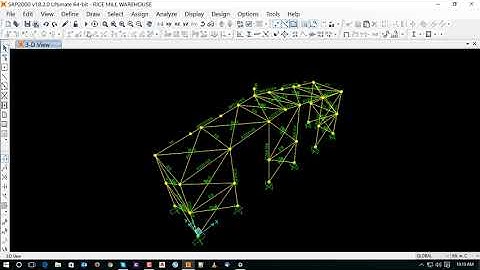 sap2000 v18 steel structure design wrehouse building