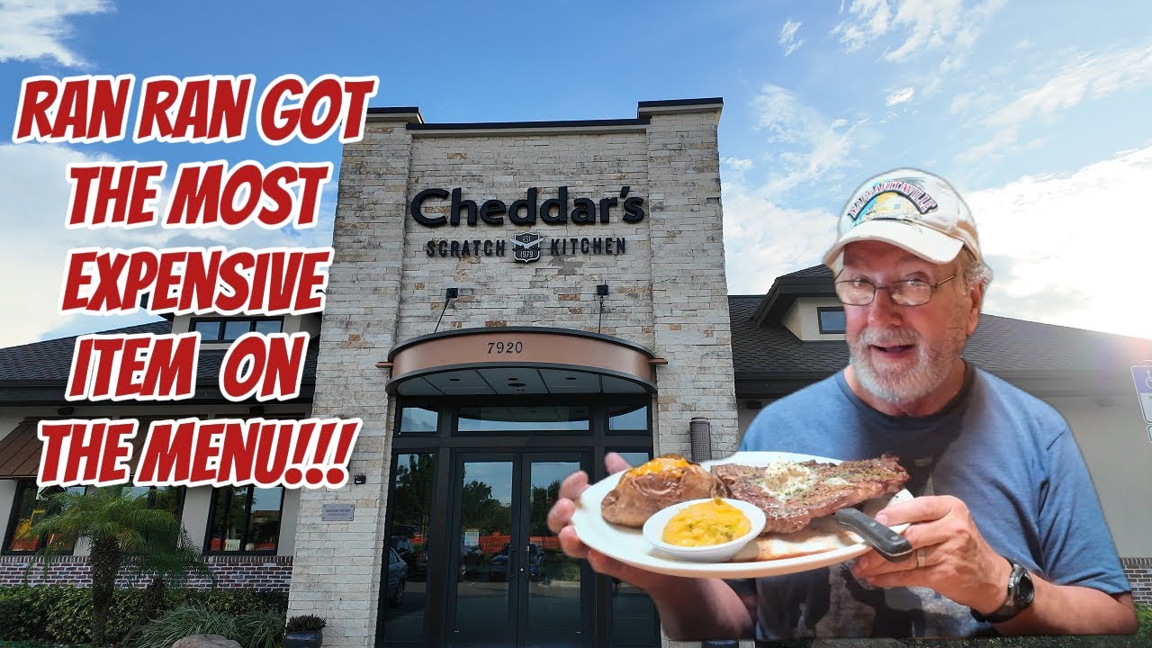 TRYING THE MOST EXPENSIVE ITEM AT CHEDDAR'S SCRATCH KITCHEN!