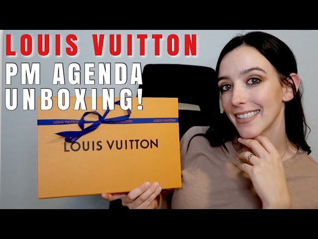 NEW YEAR'S DOUBLE UNBOXING, 2022 LOUIS VUITTON DESK AGENDA & PM AGENDA  REFILLS + SET UP