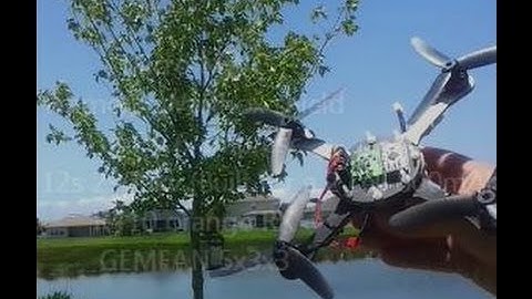 First flight outside Micro MWC multiwii quadcopter