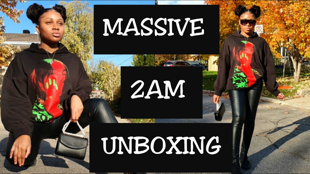 MASSIVE 2AM UNBOXING/HAUL - JUST DO IT, TJXM, HM & SIRENT / VNVERONICA