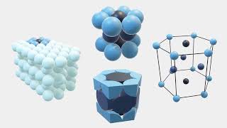 Hexagonal close-packed (HCP) structure models