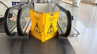 Epic Fail Schindler escalators at baggage claim/TSA in Terminal 3 at LAX airport in Inglewood CA