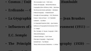 Geography Books And Authors | Target NET JRF, Assistant Professor and RPSC Lecturer Geography