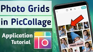 How to use Grids to make Classic Collage in PicCollage App screenshot 2