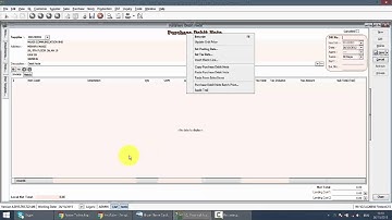 SQL ACCOUNTING SYSTEM GST 016 PURCHASE DEBIT NOTE