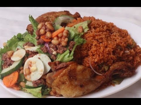 how-to-make-ghana-jollof-rice-and-chicken-recipe-||-authentic-jollof-recipe