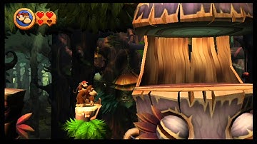 Donkey Kong Country Returns (Wii 720p) World 5-4: Tippin