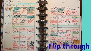 June 2026 flip through after the pen in my disc bound vertical catch all planner.