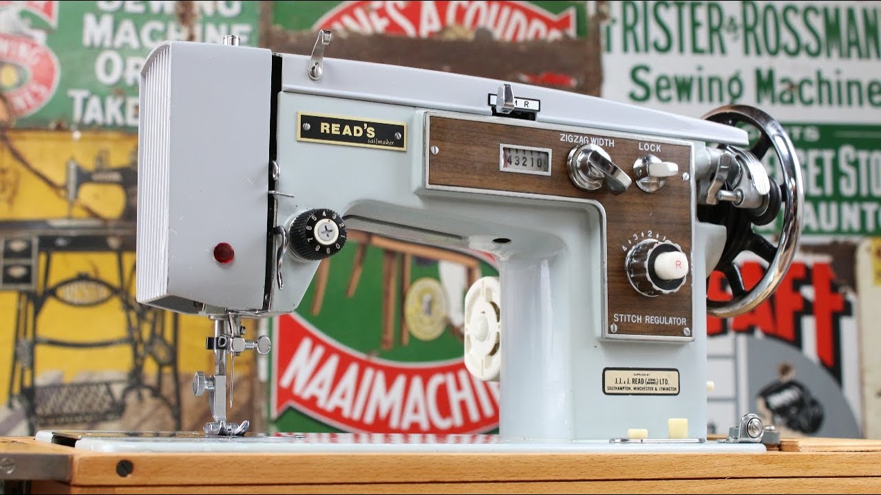 Reads Sailmaker Sewing Machine Demonstration YouTube