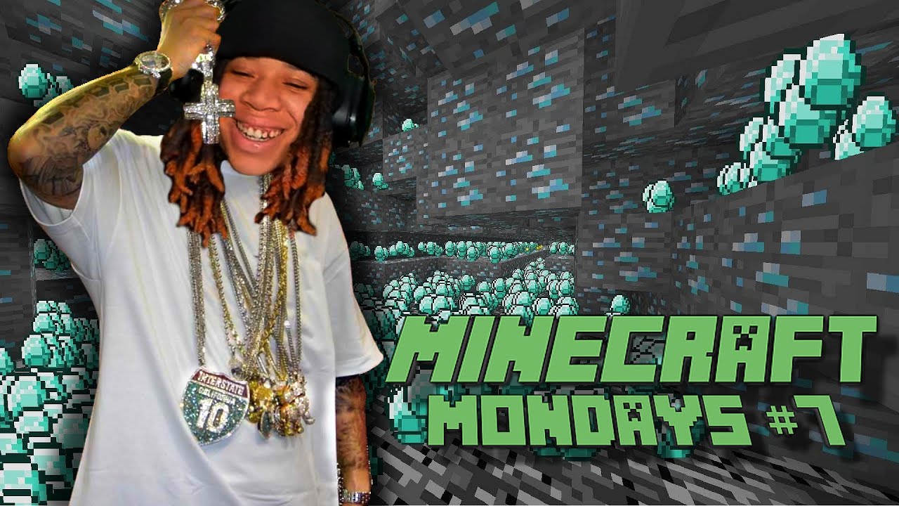 We Went Back Into That MASSIVE CAVE.. DIAMOND GALORE 💎 | Minecraft MONDAY (Part 7)