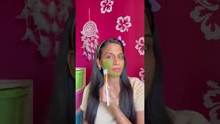 Green Face Mask ?(Homemade)?|| Removes Pimples & Clears Skin❤️ greenmask facepack