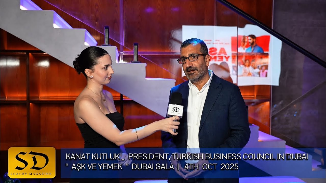 Aşk ve yemek Dubai Gala | interview with Kanat Kutluk 