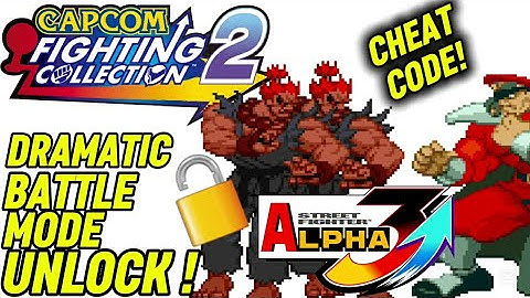 How to Unlock Dramatic Battle Mode in Street Fighter Alpha 3 Upper (Capcom Fighting Collection 2)