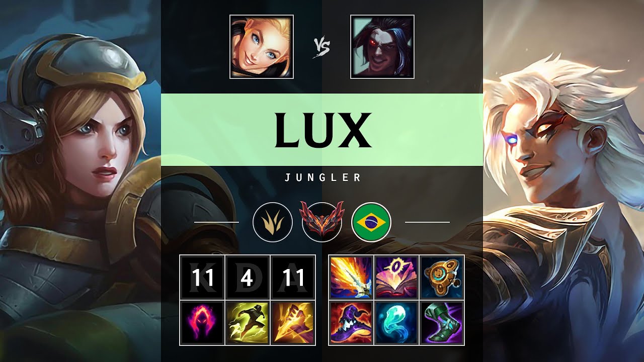 Lux Jungle vs Kayn - BR Grandmaster Patch 25.05