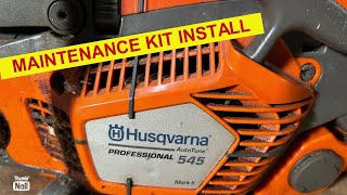 Husqvarna 545 Mark Ii Pro Chainsaw Service Firewood Season Maintenance & Tune-Up