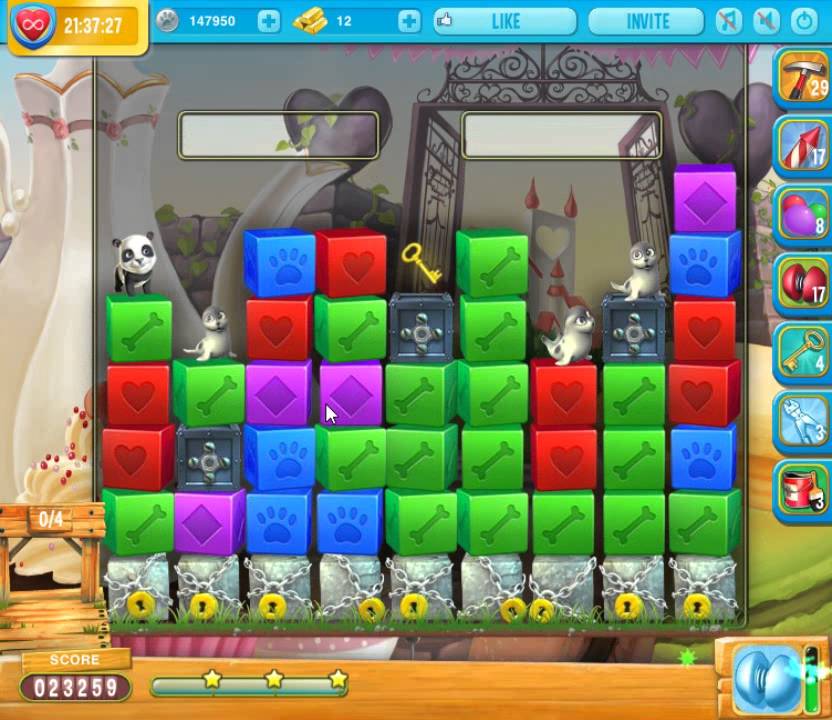 Pet Rescue Saga level 1203 no hammers 😈 ►TOBIAS DEAMON◄