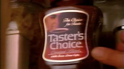 Taster's Choice "Super fancy and gives you an English accent" Coffee Commercial from 1991