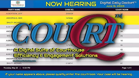 Court Q Court Automation and Queue Management System