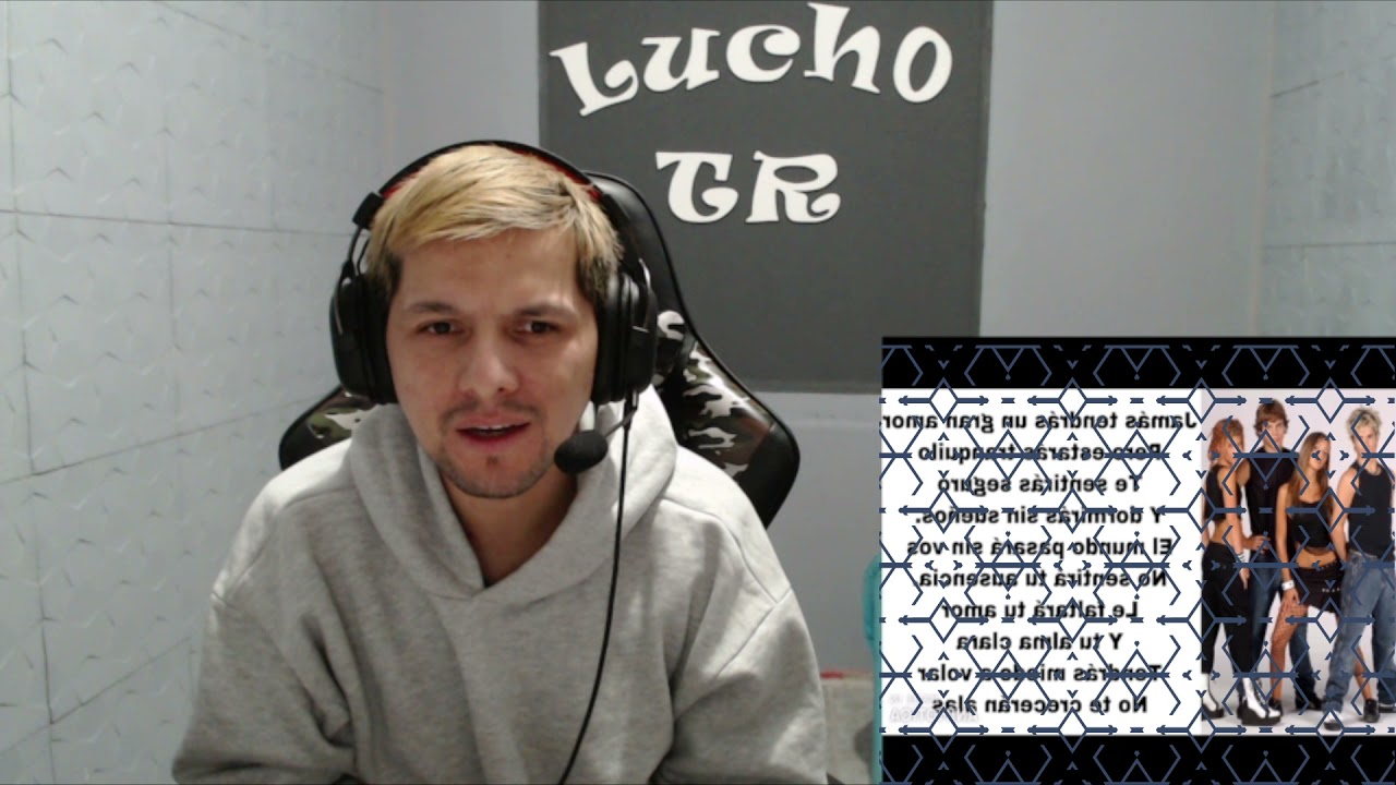 Reaccion Erreway   No Estes Seguro letra (vivo en twitch)