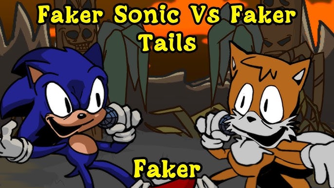 Faker Sonic and Black Sun Sonic - Imgflip