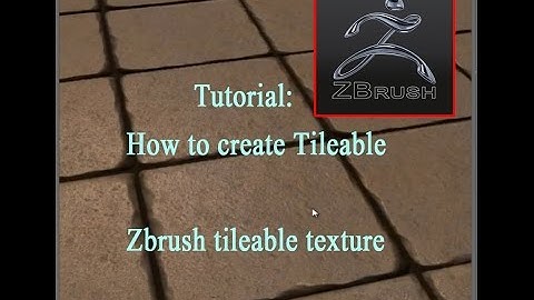 Tutorial - Intro to Zbrush  | ZBrush Tileable Textures | Creating Tileable Textures in ZBrush pt 1
