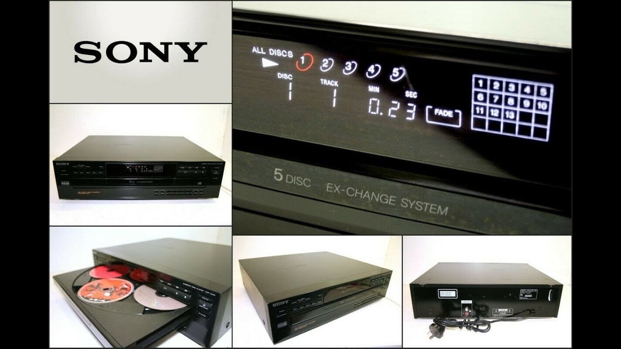 SONY CDP C245 5 Disc Carousel CD Compact Disc Changer Player YouTube sony-cdp-c245-5-disc-carousel-cd-compact-disc-changer-player-youtube