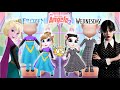 My Talking Angela’m 2 😻 || Elsa Frozen ❄️ vS Wednesday 🖤 | NEW UPDATE || Cosplay