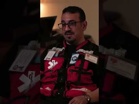 مع مسعف أولي