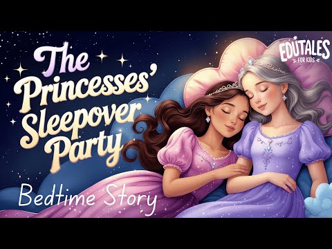The Princesses' Sleepover Party Begins! 💫 Bedtime Stories for Kids