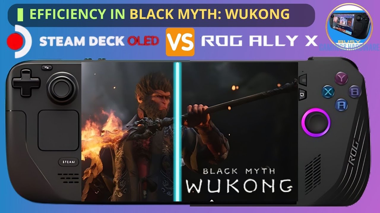 Black Myth: Wukong Steam Deck OLED VS ROG Ally X | Battery Efficiency ...