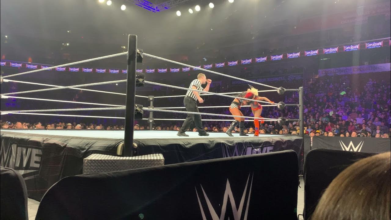 WWE at Wells Fargo Arena Des Moines Iowa 12/19/21End of Women’s Tag