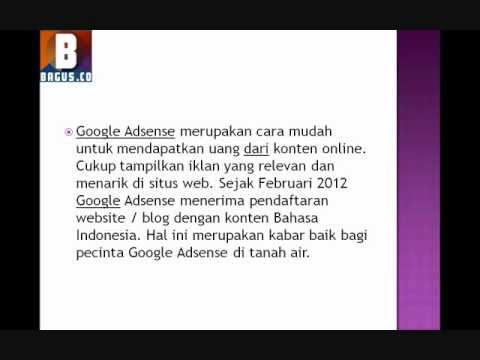 Google AdSense: Membuka Pintu Pendapatan dari Konten Anda (Google AdSense: Opening the Door to Revenue from Your Content)