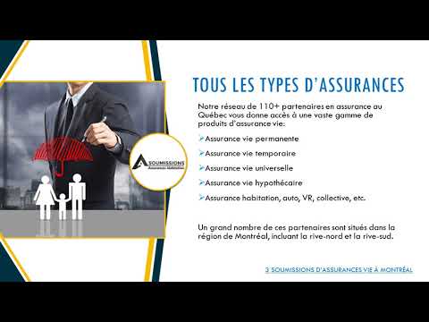 Comparez 3 Soumissions d'assurance vie à Montréal Comparez 3 Soumissions d'assurance vie à Montréal