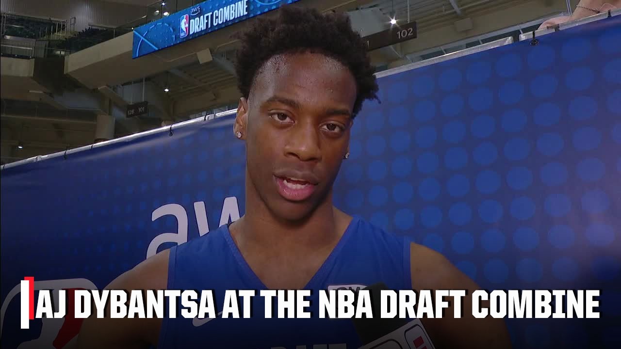 AJ Dybantsa says his most UNDERRATED skill at the combine is... š | NBA Draft Combine Special