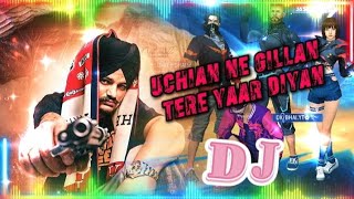 #video Sidhu muse wala 🥷dj dj  uchian ne dj dj gillan tere yaar diyan🔥 #trending song #freefire dost