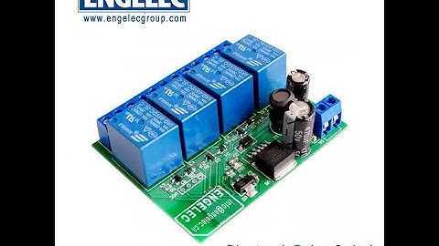 ENGELEC 4 channel Bluetooth 4.0 relay switch