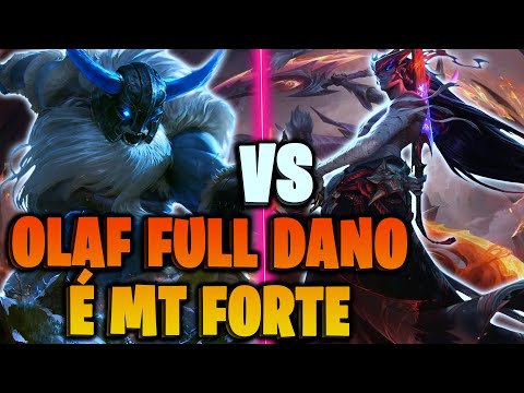 OLAF FULL DANO É MUITO FORTE, OLAF VS YONE TOP | League of Legends |  TOP 1 Nasus BR