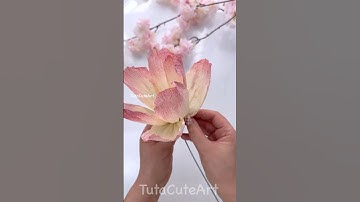 DIY realistic flower 🌸