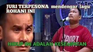 JURI TERPESONA mendengar lagu ROHANI ini | indonesian idol parody