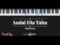 Andai Dia Tahu - Kahitna (KARAOKE PIANO - FEMALE KEY)