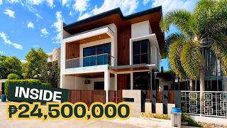 24.5M Brand-New 4Br House With Courtyard Pool Near Clark Enclave, Angeles City, Pampanga P-1282