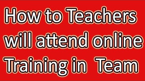 How to attend Online Teachers QAED Training login in Microsoft Team App | Ramzan Cheena Mankera |