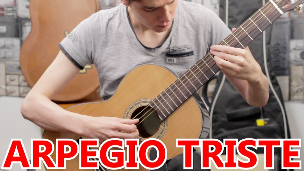 El Arpegio Mas Triste En Guitarra -Con TAB - YouTube