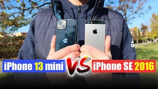 Сравнение iPhone 13 mini с iPhone SE 2016!