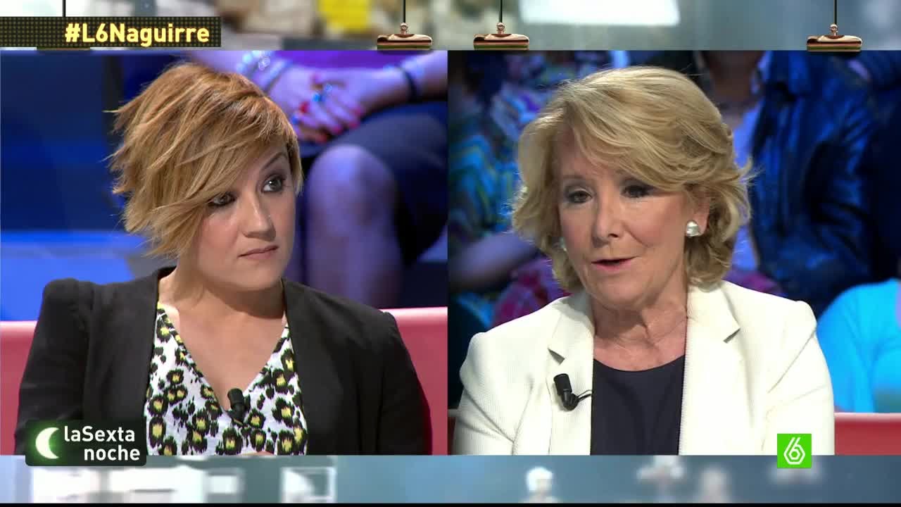Esperanza Aguirre en 'laSexta Noche': 