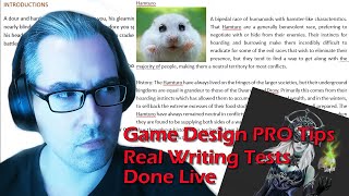 GameDesign - Pro 02 - Real Game Writing Tests