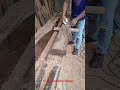 straightening wooden beams #woodworking