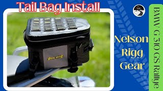 Best Dual Sport Tail Bag: @Nelsonriggusa#bmwg310gs #g310gs #dualsport #adventuremotorcycle #install